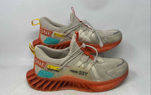 Load image into Gallery viewer, ROVUX Spartan Mens 33Y Trend Beige Orange Drawstring Sneaker Shoes Size 46