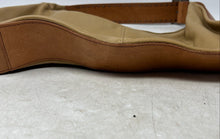 Load image into Gallery viewer, Kate Landry Womens Brown Leather Shoulder Strap Pockets Zip Top Lined Hobo Bag