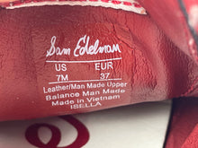 Load image into Gallery viewer, Sam Edelman Womens Isella Red & White Low Top Lace-Up Sneaker Shoes Size 7M