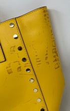 Load image into Gallery viewer, Michael Kors Womens Rivington Yellow Leather Studded Inner Pocket Tote Purse