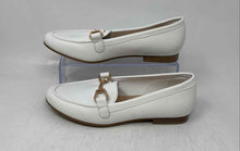 Load image into Gallery viewer, Michael Shannon Womens Silvana Ivory Gold Slip-On Casual Loafer Shoes Size 6.5 M