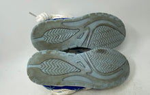 Load image into Gallery viewer, Unbranded Womens White Blue Low Top Lace-Up Platform Sneaker Shoes Size 41
