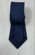 Load image into Gallery viewer, Pierre Cardin Mens Blue Floral Classic Lightweight Adjustable Pointed Tie