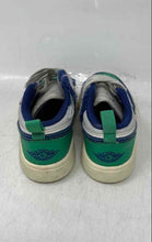 Load image into Gallery viewer, Nike Kids Jordan 1 Low ALT White Blue And Green Sneaker Shoes Size 12C