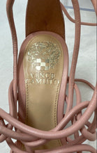 Load image into Gallery viewer, Vince Camuto Womens Enjita Pink Leather High Heel Strappy Sandals Size 6.5M