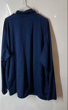 Load image into Gallery viewer, Adidas Mens Blue 1/2 Zip Long Sleeve Fleece Lined Activewear Jacket Size 3XL
