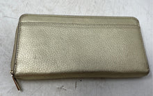 Load image into Gallery viewer, Kate Spade New York Womens Gold-Tone Leather Card Holder Zip-Around Wallet