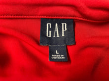 Load image into Gallery viewer, Gap Womens Red Short Sleeve Collared Button Front Polo Mini Dress Size L