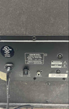 Load image into Gallery viewer, Onkyo SKW-580 Black Home Audio Wired Powered Subwoofer Not Tested