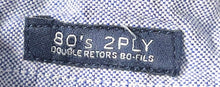 Load image into Gallery viewer, Tommy Hilfiger Mens Blue Plaid Classic Fit 80's 2-Ply Button-Up Shirt Size S