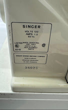 Load image into Gallery viewer, Singer 2502C Beige Portable Electric Sewing Machine With Foot Pedal Not Tested