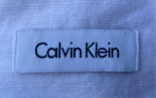 Load image into Gallery viewer, Calvin Klein Mens White Long Sleeve Spread Collar Dress Shirt Size 15