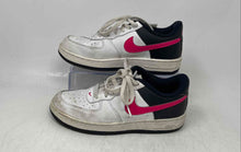 Load image into Gallery viewer, Nike Kids Force 1 Pink White Low Top Lace-Up Sneaker Shoes Size 2.5Y