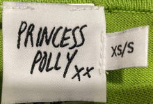 Load image into Gallery viewer, Princess Polly Womens Green Halter Neck Wide-Leg One-Piece Jumpsuit Size XS/S