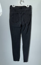 Load image into Gallery viewer, Express Womens Black Denim Distressed High-Rise Ankle Jegging Jeans Size 0