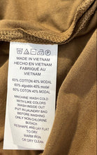Load image into Gallery viewer, Michael Kors Womens Khaki Cold Shoulder Pullover Blouse Top Size Small