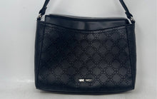 Load image into Gallery viewer, Nine West Womens Black Adjustable Strap Shoulder Crossbody Handbag