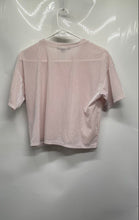 Load image into Gallery viewer, Forever 21 Womens Lilac Short Sleeve Crew Neck Ribbed Cropped T-Shirt Size S