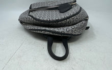Load image into Gallery viewer, Guess Womens Maxson Dark Gray Black Monogram Outer Zip Pockets Backpack