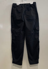 Load image into Gallery viewer, Banana Republic Womens Black Flat Front Slash Pockets Cargo Pants Size 4