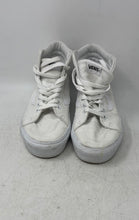 Load image into Gallery viewer, Vans Womens Sk8-Hi 721356 White Lace-Up High Top Sneaker Shoes Size 7