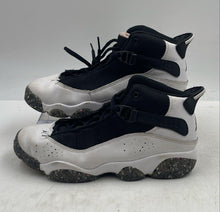 Load image into Gallery viewer, Authentic Nike Boys Air Jordan 6 Rings White Black Sneakers Shoes Size 3Y