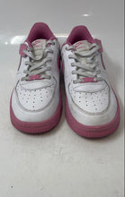 Load image into Gallery viewer, Nike Girls Air Force 1 Low EasyOn IB4412-100 White Pink Sneakers Shoes Size 3Y