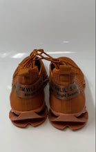 Load image into Gallery viewer, Unbranded Mens Orange Lace-Up Round Toe Low Top Sneaker Shoes Size EUR 45