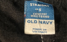 Load image into Gallery viewer, Old Navy Womens Black Flat Front Elastic Waist Straight Leg Ankle Pants Size S