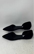 Load image into Gallery viewer, Steve Madden Womens Khai Black Leather Pointed Toe Slip-On D'Orsay Flats Size 8M