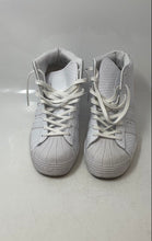 Load image into Gallery viewer, Adidas Womens Superstar Up White Snakeskin Print Lace-Up Sneaker Shoes Size 9