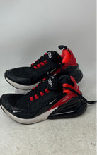 Load image into Gallery viewer, Nike Boys Air Max 270 943345-025 Red Black Low Top Lace-Up Running Shoes Sz 4.5Y