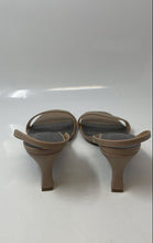 Load image into Gallery viewer, Worthington Womens Camel Beige Open Toe Block Heel Slingback Sandals Size 11