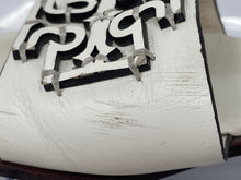 Load image into Gallery viewer, Authentic Tory Burch Womens Ines White Leather Open Toe Slide Sandals Size 6 M