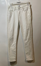 Load image into Gallery viewer, Paige Womens White Denim 5 Pocket Design Stretch Straight Jeans Pants Size 25