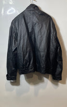 Load image into Gallery viewer, Charles Klein Mens Black Leather Long Sleeve Full-Zip Motorcycle Jacket Size 2X
