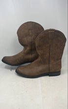 Load image into Gallery viewer, J's.o.l.e Mens Brown Leather Round Toe Pull-On Cowboy Western Boots Size EU 46
