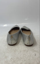 Load image into Gallery viewer, Karl Lagerfeld Paris Womens Gray Leather Slip-On Pointed Toe Ballet Flats size 8