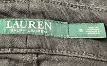 Load image into Gallery viewer, Lauren Ralph Lauren Womens Black 5-Pocket Design Dark Wash Skinny Jeans Size 8
