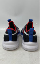 Load image into Gallery viewer, Reebok Kids Lite Spinner Black Blue Red Low Top Slip-On Sneaker Shoes Size 3K
