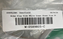 Load image into Gallery viewer, Nike Kids Air Force 1 Low LV8 Play FJ4806-100 White Green Sneaker Shoes Size 3Y