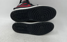 Load image into Gallery viewer, Nike Boys Air Jordan 1 Mid DQ8424-067 Black Red Lace-Up Sneakers Shoes Size 13C