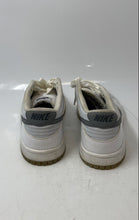 Load image into Gallery viewer, Nike Kids Dunk Low GS Reflective Swoosh White Gray Sneaker Shoes Size 5.5Y