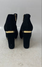 Load image into Gallery viewer, Michael Kors Womens Haven Black Suede Side-Zip Platform Booties Size 8M