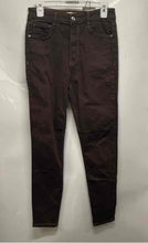 Load image into Gallery viewer, Zara Womens Brown Denim Pockets Dark-Wash Skinny Jeans Size 8 With Tag