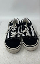 Load image into Gallery viewer, Vans Boys Off The Wall 751505 Black White Lace-Up Low Top Sneakers Shoes Size 13
