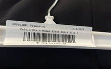 Load image into Gallery viewer, Calvin Klein Womens Black Flat Front Back Slit Straight And Pencil Skirt Size 2