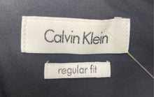 Load image into Gallery viewer, Calvin Klein Mens Black Cotton Regular Fit Long Sleeve Dress Shirt Size 16 34/35