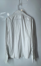 Load image into Gallery viewer, Michael Kors Mens White Airsoft Stretch Wrinkle Free Dress Shirt Size Medium