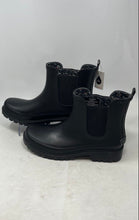 Load image into Gallery viewer, Lucky Brand Womens Reigndrop Black Pull-On Ankle Rain Boots 11M With Tag